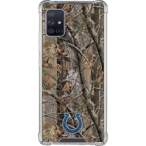 NFL Indianapolis Colts Realtree AP Camo Galaxy A51 5G Clear Case