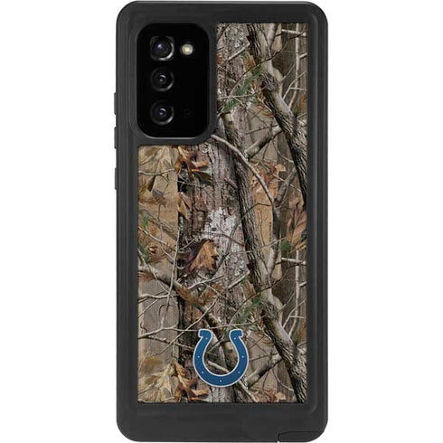 NFL Indianapolis Colts Realtree AP Camo Galaxy Note20 5G Waterproof Case