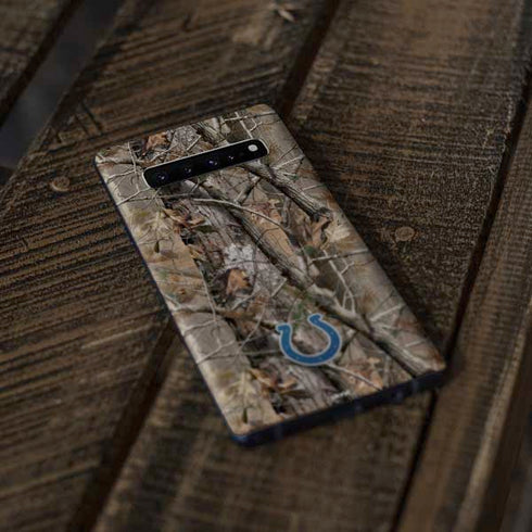 NFL Indianapolis Colts Realtree AP Camo Galaxy S10 Plus Skin