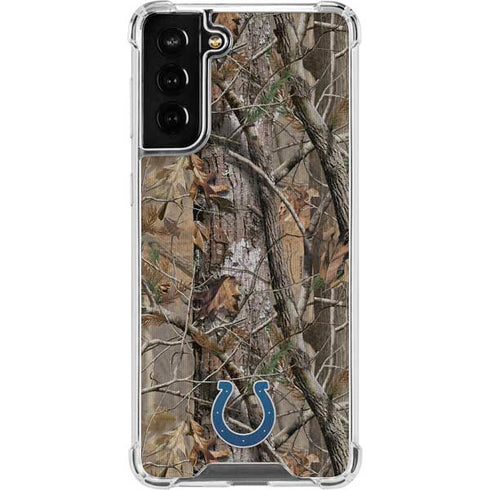 NFL Indianapolis Colts Realtree AP Camo Galaxy S22 Plus Clear Case