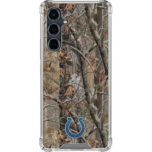 NFL Indianapolis Colts Realtree AP Camo Galaxy S23 FE Clear Case