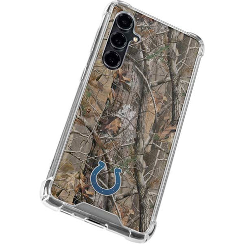 NFL Indianapolis Colts Realtree AP Camo Galaxy S23 FE Clear Case