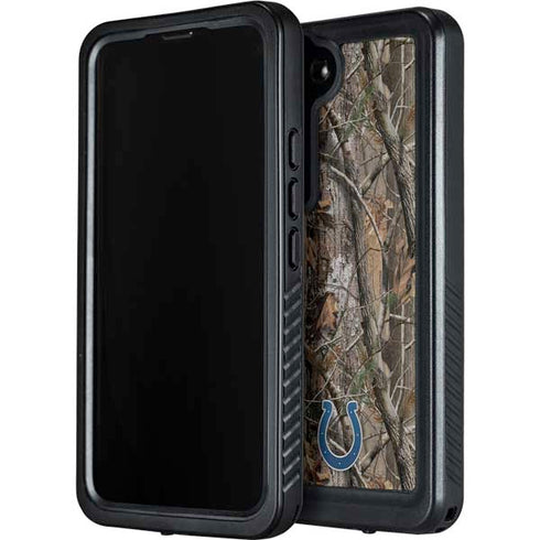 NFL Indianapolis Colts Realtree AP Camo Galaxy S23 Waterproof Case