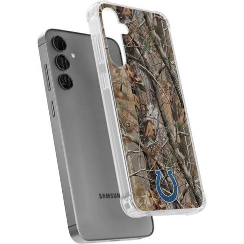 NFL Indianapolis Colts Realtree AP Camo Galaxy S24 Plus Clear Case