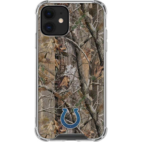 NFL Indianapolis Colts Realtree AP Camo iPhone 12 Mini Clear Case