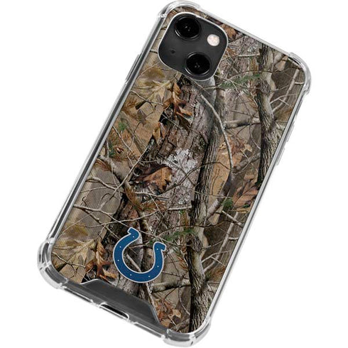 NFL Indianapolis Colts Realtree AP Camo iPhone 13 Clear Case