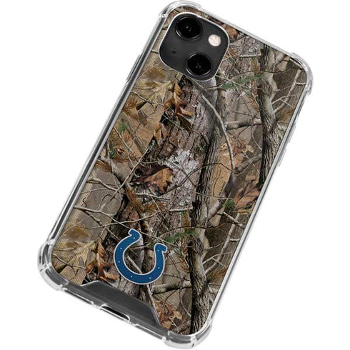 NFL Indianapolis Colts Realtree AP Camo iPhone 14 Clear Case