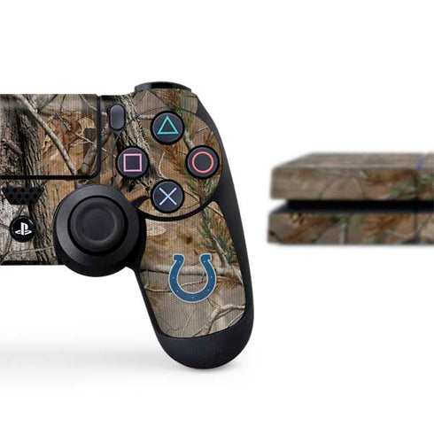 NFL Indianapolis Colts Realtree AP Camo PS4 Console and Controller Bundle Skin