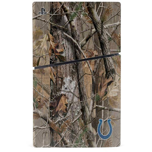 NFL Indianapolis Colts Realtree AP Camo PS5 Slim Disk Console Skin