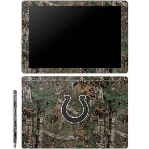 NFL Indianapolis Colts Realtree Xtra Green Camo Galaxy Book 12in Skin
