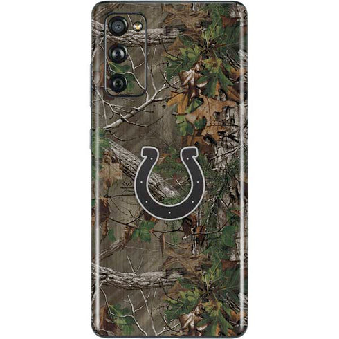 NFL Indianapolis Colts Realtree Xtra Green Camo Galaxy S20 Fan Edition Skin