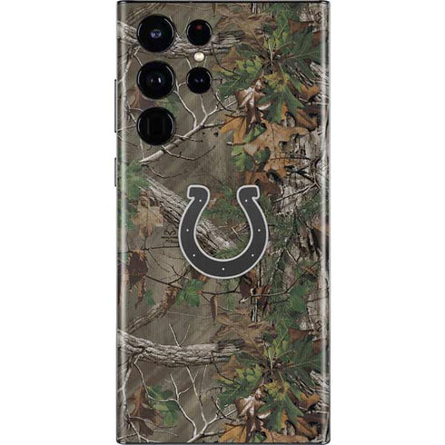 NFL Indianapolis Colts Realtree Xtra Green Camo Galaxy S22 Ultra Skin