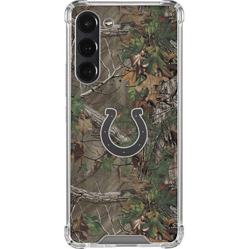 NFL Indianapolis Colts Realtree Xtra Green Camo Galaxy S23 Plus Clear Case