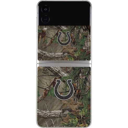 NFL Indianapolis Colts Realtree Xtra Green Camo Galaxy Z Flip3 5G Skin
