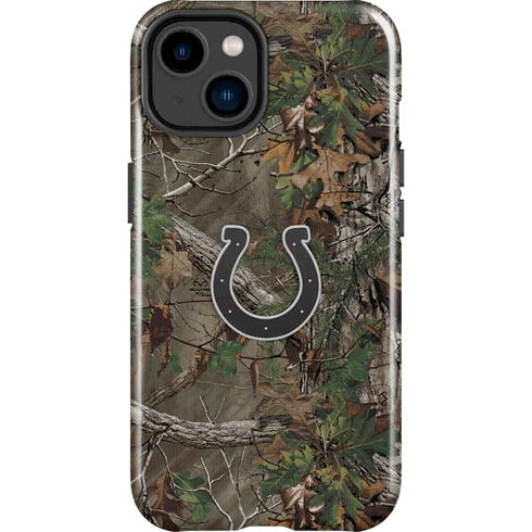 NFL Indianapolis Colts Realtree Xtra Green Camo iPhone 14 Plus Impact Case