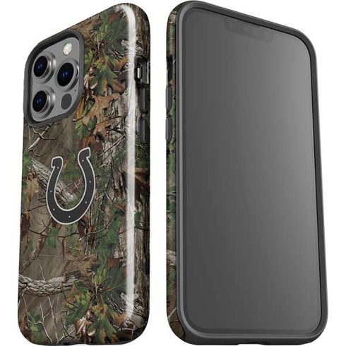 NFL Indianapolis Colts Realtree Xtra Green Camo iPhone 15 Pro Impact Case