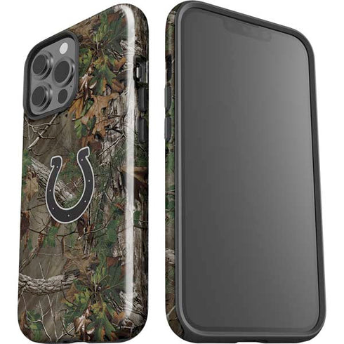 NFL Indianapolis Colts Realtree Xtra Green Camo iPhone 14 Pro Max Impact Case