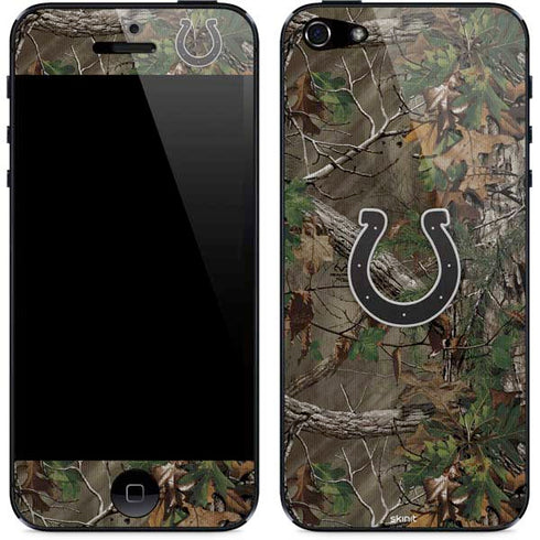 NFL Indianapolis Colts Realtree Xtra Green Camo iPhone 5/5s/5SE Skin