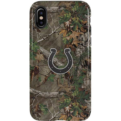 NFL Indianapolis Colts Realtree Xtra Green Camo iPhone X Pro Case