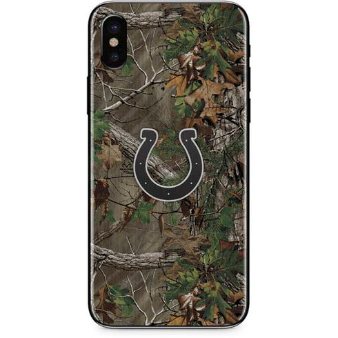 NFL Indianapolis Colts Realtree Xtra Green Camo iPhone X Skin
