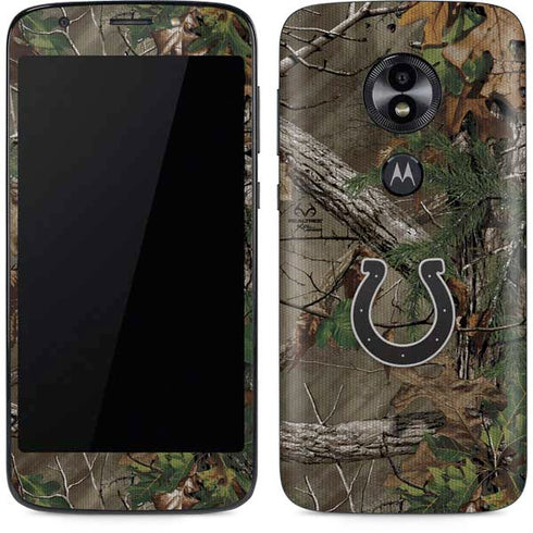 NFL Indianapolis Colts Realtree Xtra Green Camo Moto E5 Play Skin