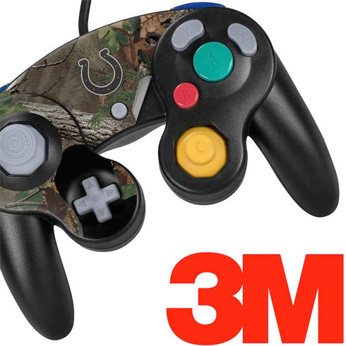 NFL Indianapolis Colts Realtree Xtra Green Camo Nintendo GameCube Controller Skin