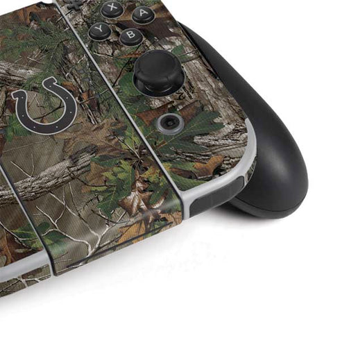 NFL Indianapolis Colts Realtree Xtra Green Camo Nintendo Switch OLED (2021) Skin