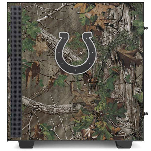 NFL Indianapolis Colts Realtree Xtra Green Camo NZXT H510 Compact ATX Mid-Tower Case Skin