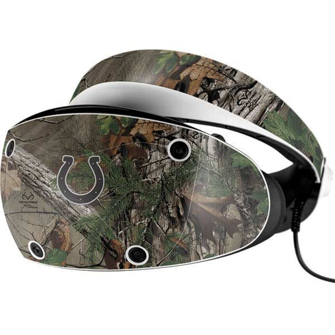 NFL Indianapolis Colts Realtree Xtra Green Camo PlayStation VR2 Skin
