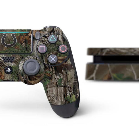 NFL Indianapolis Colts Realtree Xtra Green Camo PS4 Slim Bundle Skin