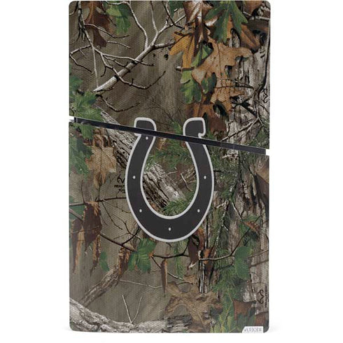 NFL Indianapolis Colts Realtree Xtra Green Camo PS5 Slim Digital Edition Bundle Skin