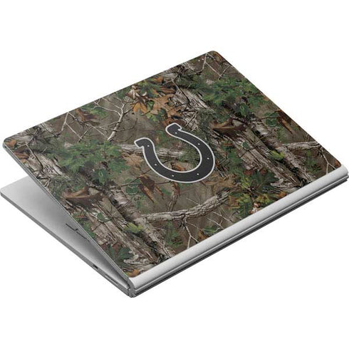 NFL Indianapolis Colts Realtree Xtra Green Camo Surface Book Skin