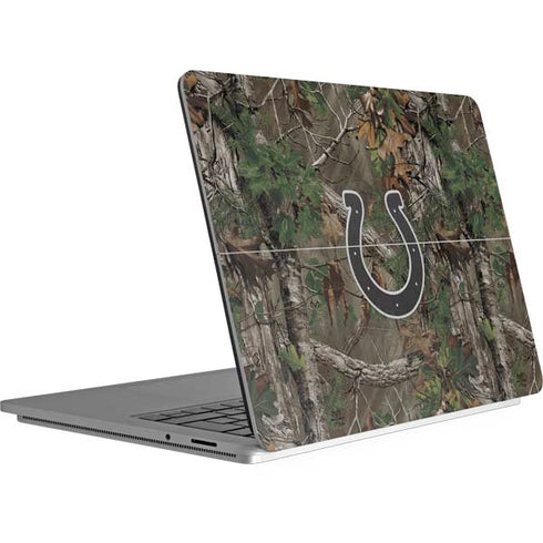 NFL Indianapolis Colts Realtree Xtra Green Camo Surface Laptop Studio Skin