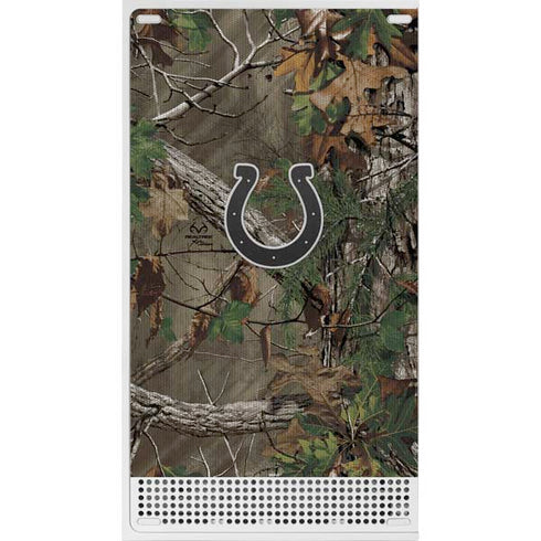 NFL Indianapolis Colts Realtree Xtra Green Camo Xbox Series S Console Skin