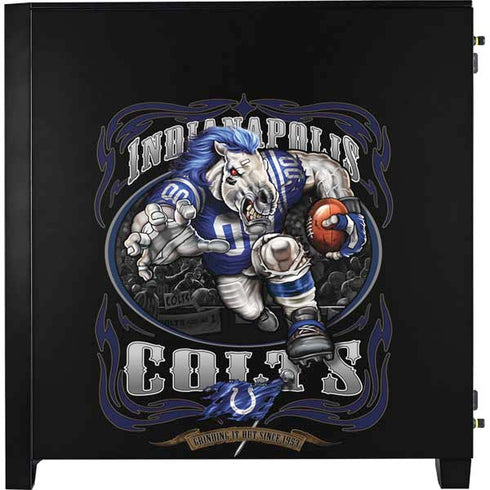 Liquid Blue NFL Indianapolis Colts Running Back Corsair 4000D Tempered Glass Mid-Tower ATX Case Skin