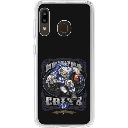 Liquid Blue NFL Indianapolis Colts Running Back Galaxy A20 Clear Case