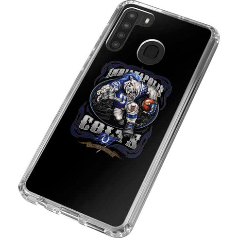 Liquid Blue NFL Indianapolis Colts Running Back Galaxy A21 Clear Case