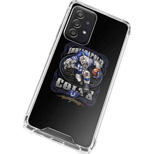 Liquid Blue NFL Indianapolis Colts Running Back Galaxy A52 5G Clear Case