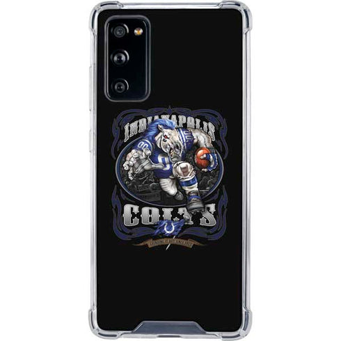 Liquid Blue NFL Indianapolis Colts Running Back Galaxy S20 FE Clear Case