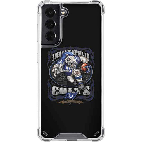 Liquid Blue NFL Indianapolis Colts Running Back Galaxy S21 5G Clear Case