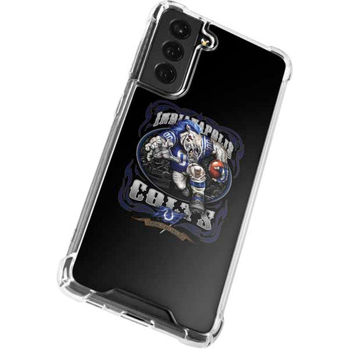 Liquid Blue NFL Indianapolis Colts Running Back Galaxy S21 FE Clear Case
