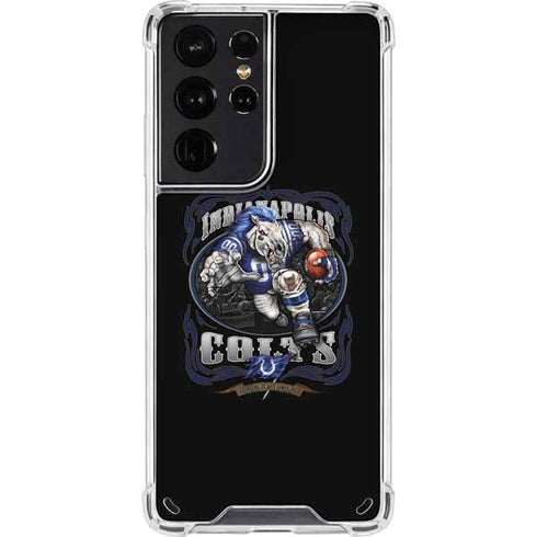 Liquid Blue NFL Indianapolis Colts Running Back Galaxy S21 Ultra 5G Clear Case
