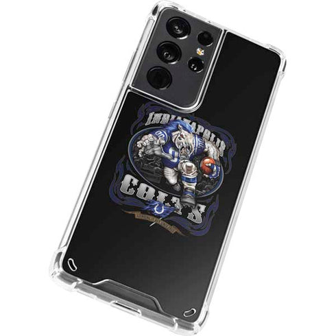 Liquid Blue NFL Indianapolis Colts Running Back Galaxy S21 Ultra 5G Clear Case