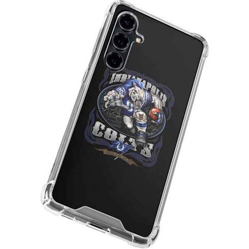 Liquid Blue NFL Indianapolis Colts Running Back Galaxy S23 FE Clear Case