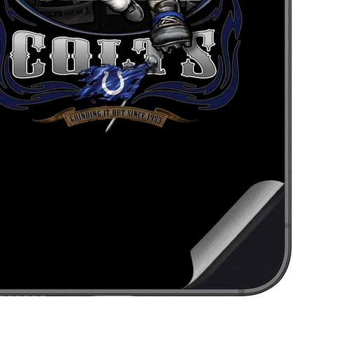 Liquid Blue NFL Indianapolis Colts Running Back Galaxy S23 FE Skin