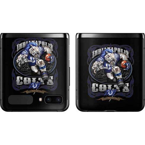 Liquid Blue NFL Indianapolis Colts Running Back Galaxy Z Flip Skin