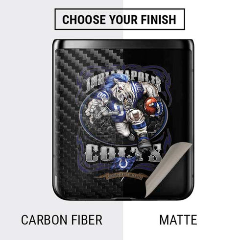 Liquid Blue NFL Indianapolis Colts Running Back Galaxy Z Flip Skin