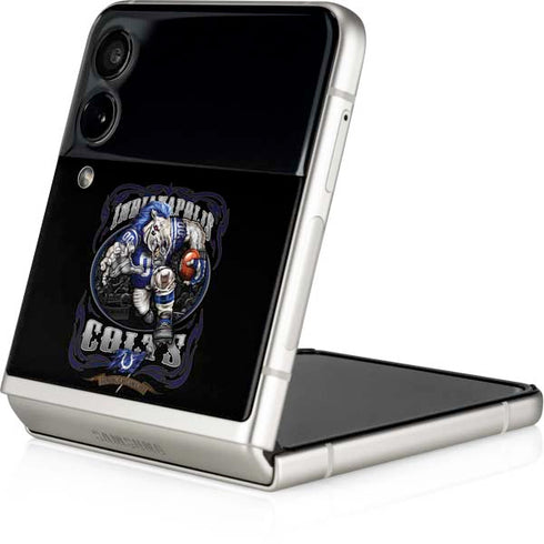 Liquid Blue NFL Indianapolis Colts Running Back Galaxy Z Flip3 5G Skin