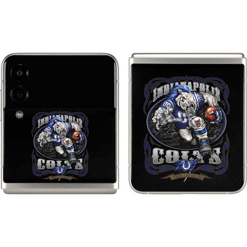 Liquid Blue NFL Indianapolis Colts Running Back Galaxy Z Flip3 5G Skin