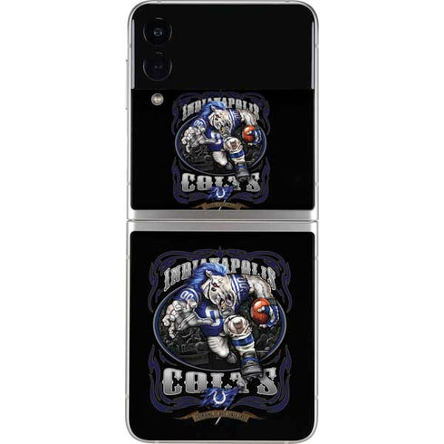 Liquid Blue NFL Indianapolis Colts Running Back Galaxy Z Flip4 5G Skin